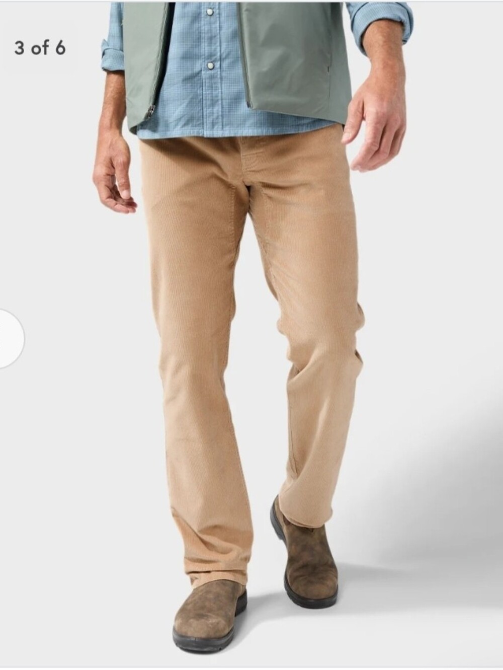 Stio men’s Rivet Cord pants size 30 L Saddle